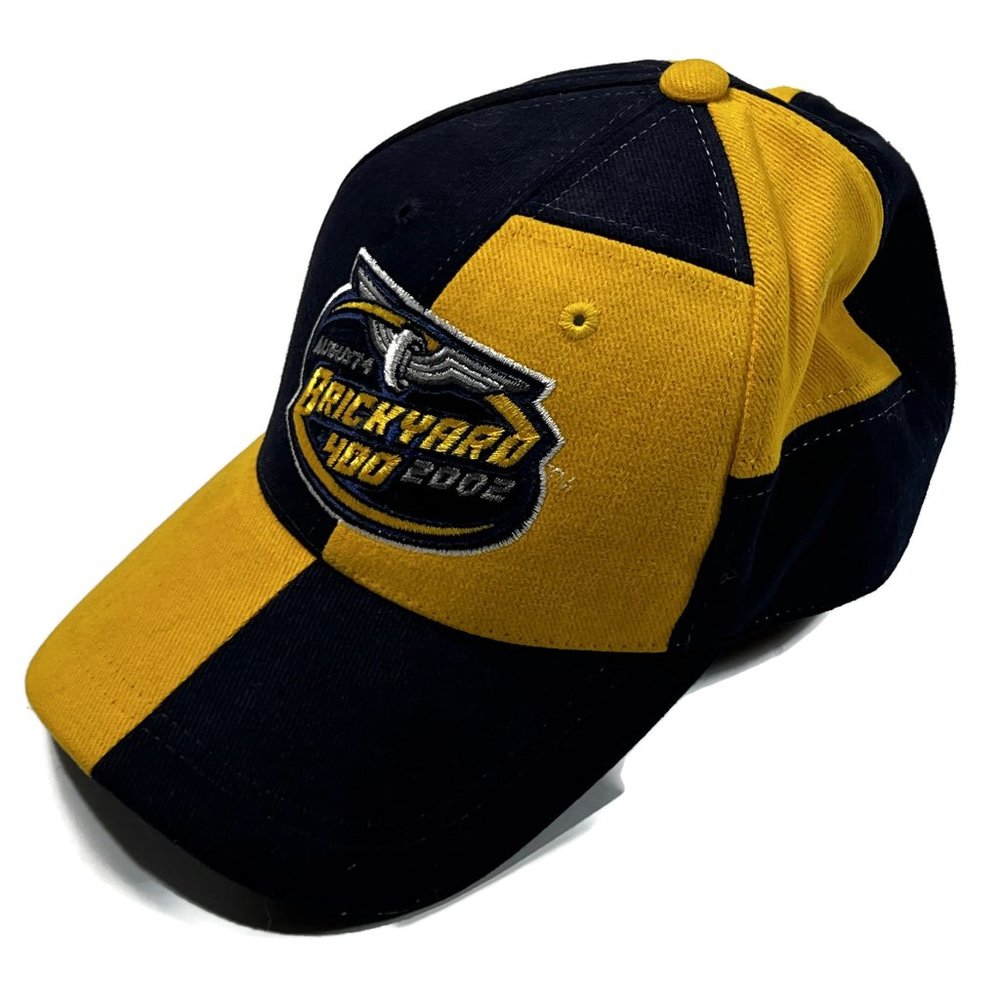 Brickyard 400 2002 Hat Cap Limited Edition 1348 of 2002 Yellow Blue Top of World